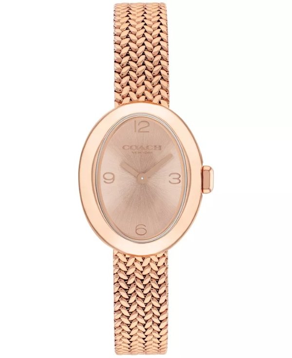 Sammy Women's Rose Gold Stainless Steel Mesh Watch 22.5mm