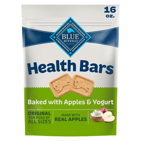 Health Bars Apple Yogurt Dog Biscuits 16 oz