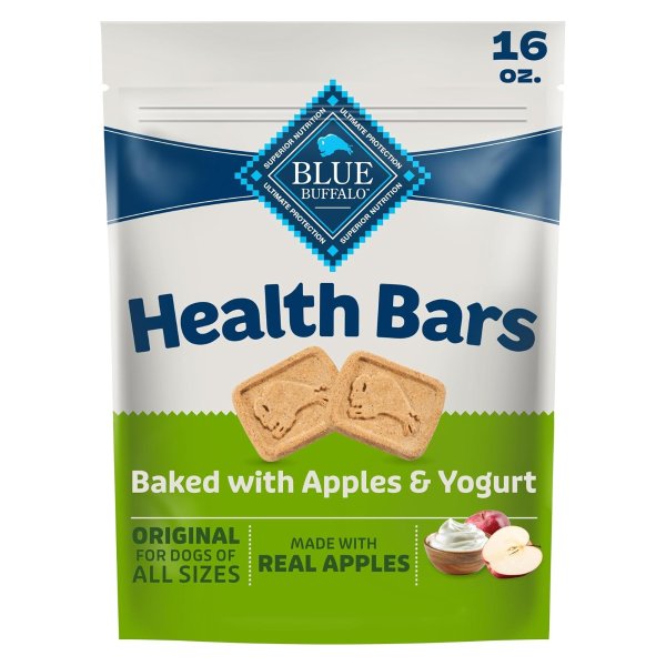 Health Bars Apple Yogurt Dog Biscuits 16 oz