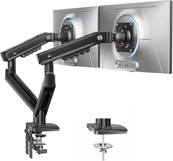 FlowLift Pro Dual Monitor Mount 13–32 Inch