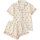Women's Summer Button Shirt and Shorts Pajama Set