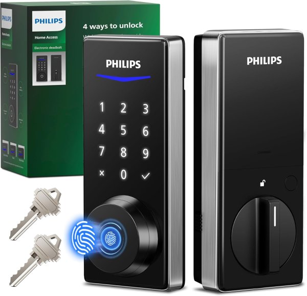 Fingerprint Electronic Door Lock Touchscreen