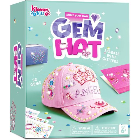 Klever Kits 儿童棒球帽 DIY宝石贴套装
