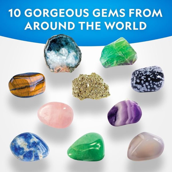 National Geographic Gemstone Dig Kit 10 Pieces