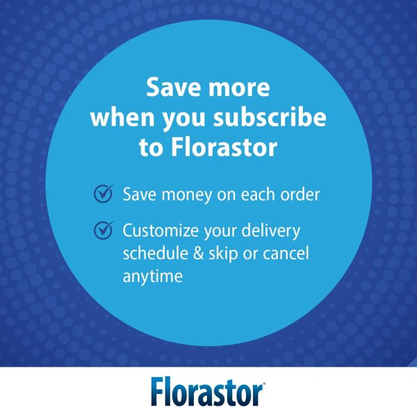 Florastor Probiotic Capsules 100 Count