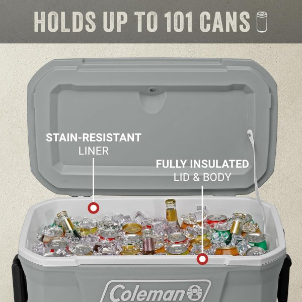 Classic Rolling Cooler 62 Quart
