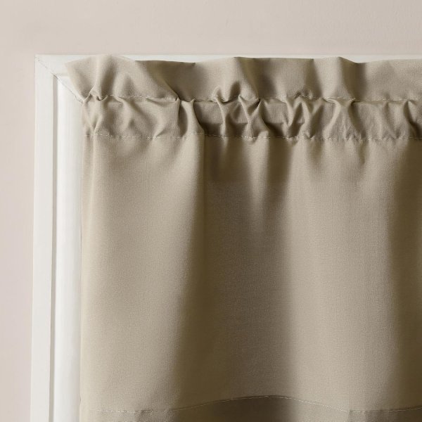 Martine 厨房窗帘 54x36 英寸 米色