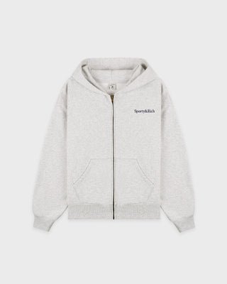 Sporty&Rich 刺绣卫衣 灰蓝色