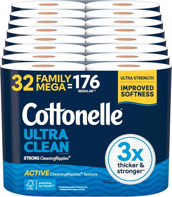 Cottonelle Ultra Clean 卫生纸 32卷