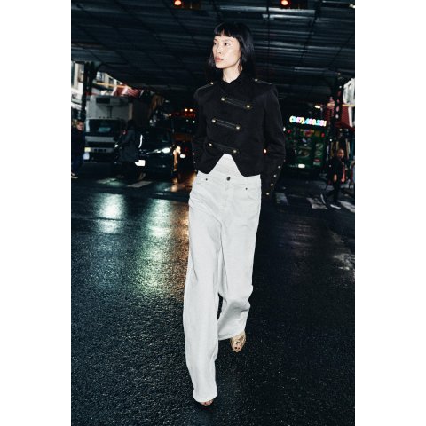 ZW COLLECTION 女士棉麻外套