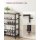 INDESTIC Shoe Rack Steel Frame 4-Tier Greige Black