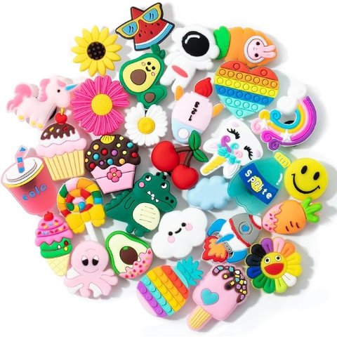 Mr. Pen PVC Decoration Charms 60 Pcs