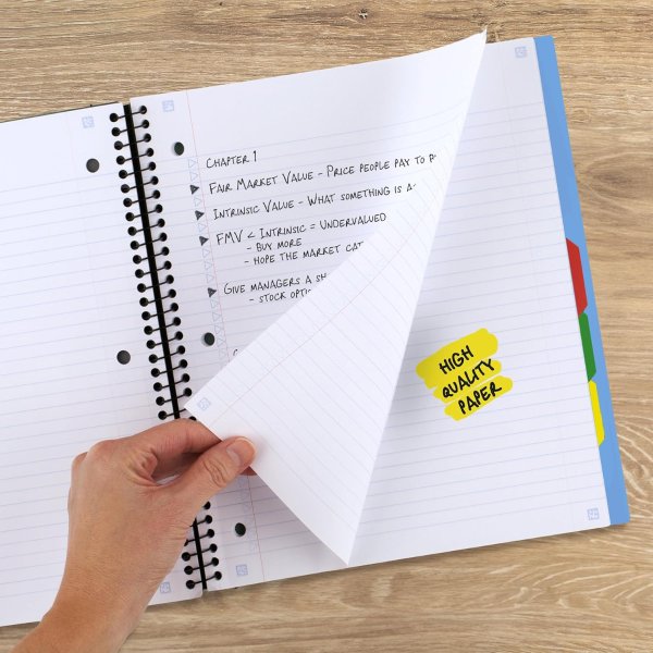 Five Star Spiral Notebook 73150 200 Sheets