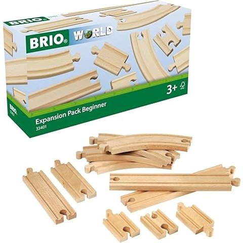 BRIO 木质火车轨道 初学者套装 11件