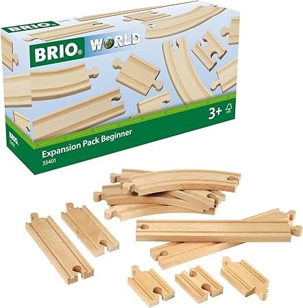 BRIO 木质火车轨道 初学者套装 11件