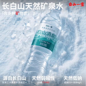 白山一云 长白山天然矿泉水 550ml*24瓶