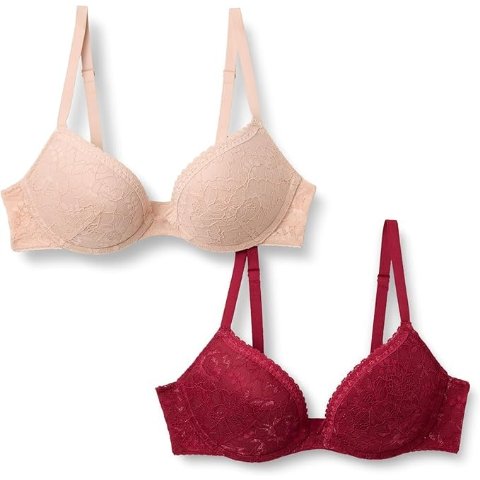 Women s Padded Underwire Lace Bra 2-Pack