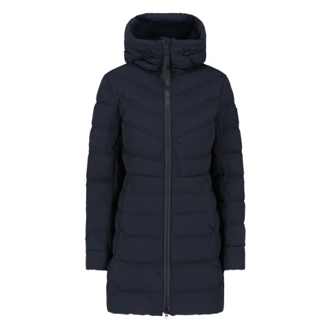Quilted Down Jacket Navy