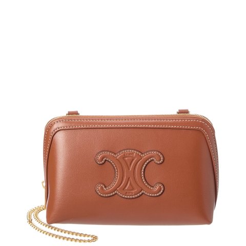 Logo Leather Crossbody Bag
