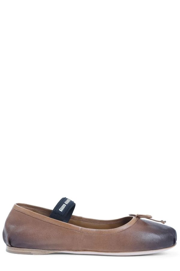 Bow-Detailed Ballerinas