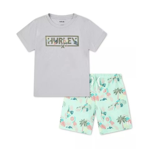 Boys Parrot Swimwear 2-Piece Set