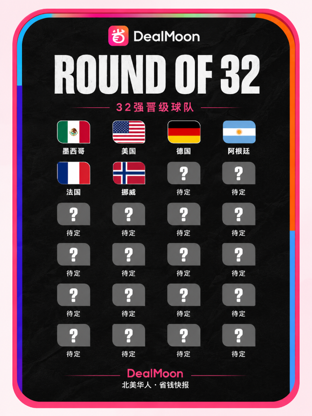 🏆世界杯32强进度条