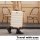Coolife 20 Inch Hardshell Luggage 3 Piece Set Apricot White