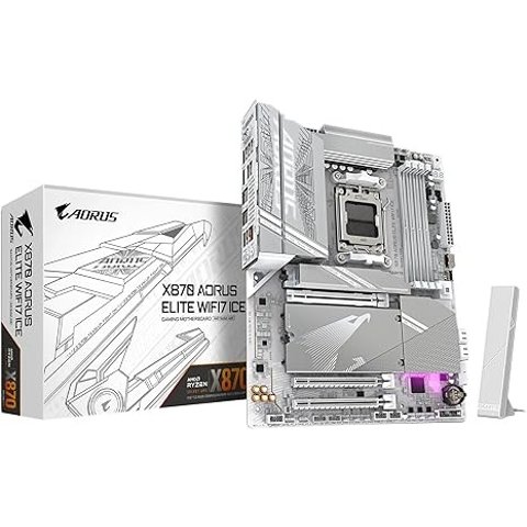  X870 AORUS Elite 冰雕 主板