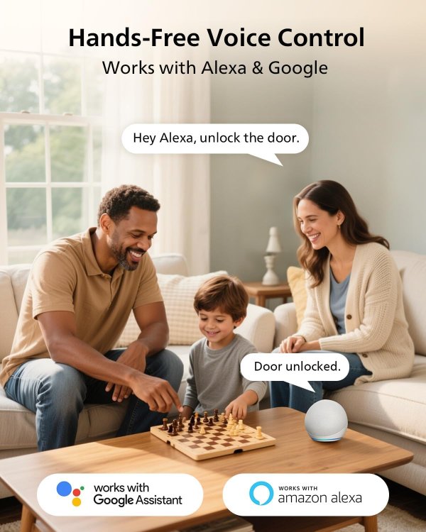 Wi-Fi Smart Door Lock Fingerprint