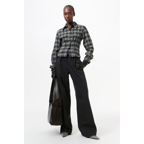 ENVELOP SHIRT Wool Check