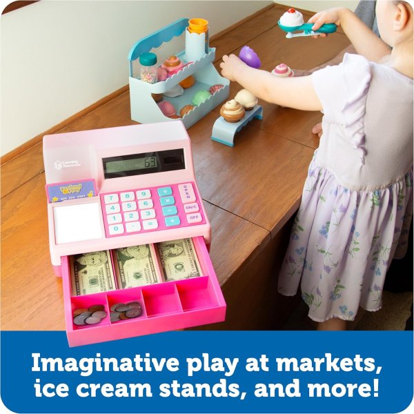 Pink Calculator Register Toy Set
