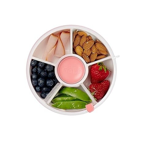 GoBe Kids 小号零食盒 5格 珊瑚粉