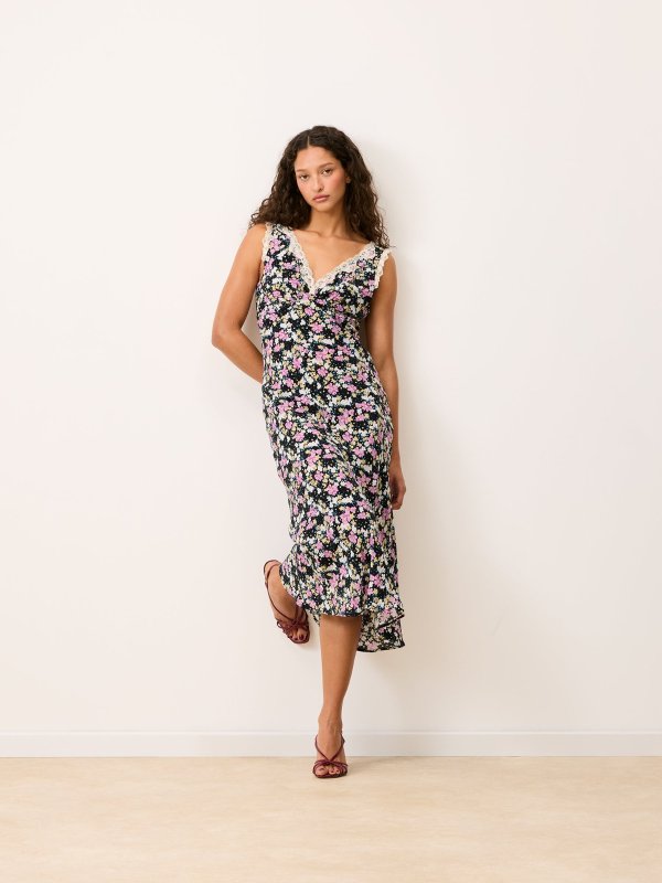 MINETTE Floral Lace Dress