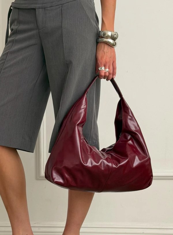 Princess Polly Danyelle Shoulder Bag Cherry
