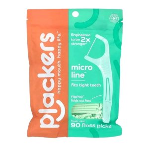 Plackers Micro Mint 牙线棒 90支