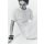  Women's Cream Draped Jersey Top