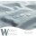 jinchan Ombre Grey Shower Curtain 70x72 Inches