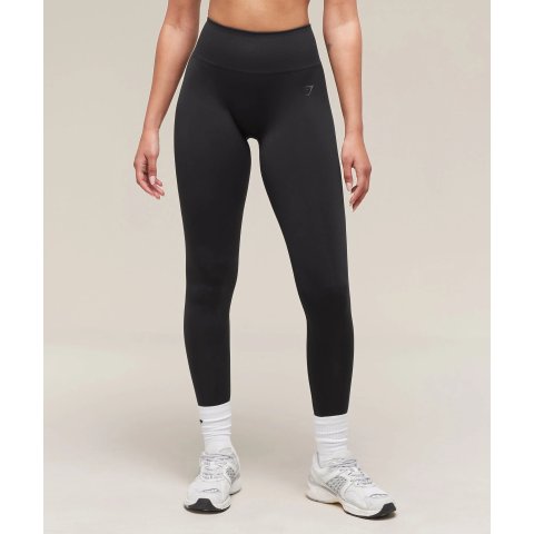 GymsharkSoft Sculpt 黑色紧身裤