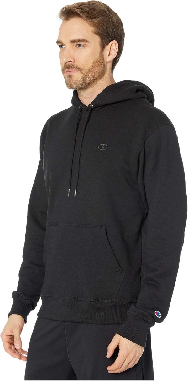 Champion Men's Pullover Hoodie C Logo Midweight
