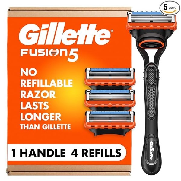 Fusion5 Razor 4 Blade Refills