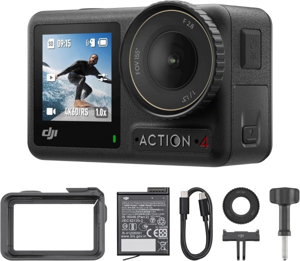 DJI Osmo Action 4 Waterproof Action Camera 4K