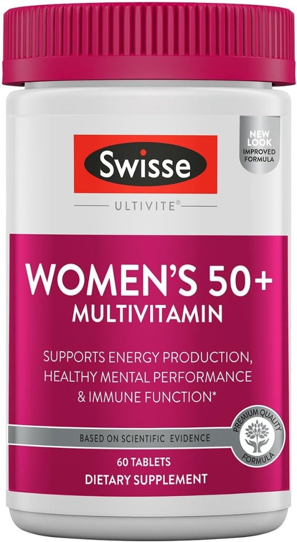 Swisse Women 50+ Multivitamin Supplement 60 Tablets