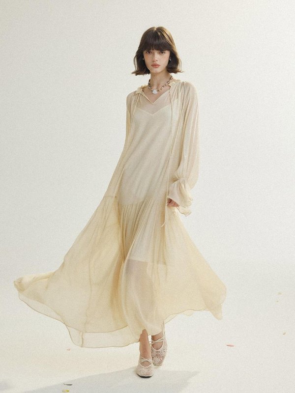 Whisper Chiffon Dress Set