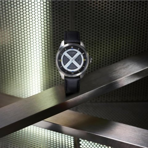 CITIZEN AW5007-17W 男士X-Men联名 42.3mm 银色表壳