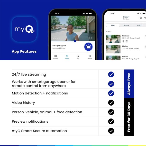 myQ 智能车库门 带摄像头