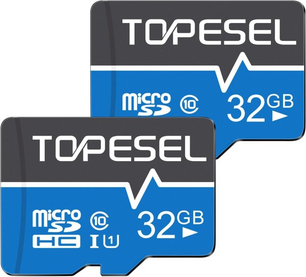 TOPESEL 32GB MicroSD卡 2张