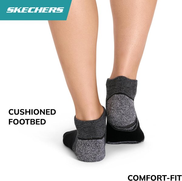 Skechers 女士高尔夫短袜 3双