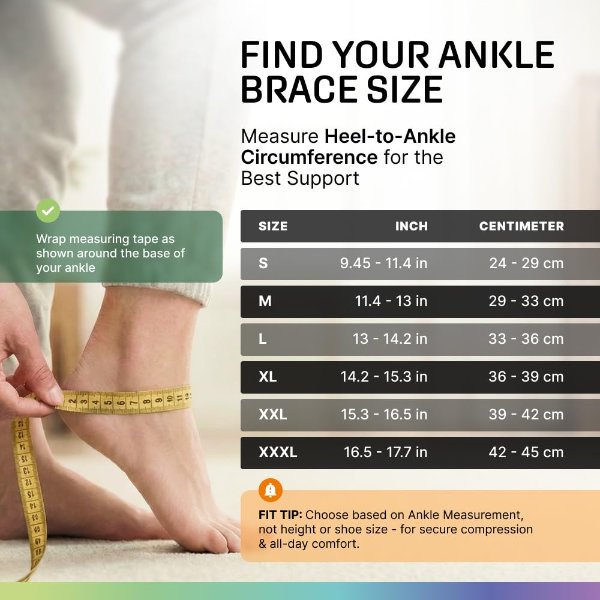 Modvel Foot Ankle Brace Socks Adjustable Support Strap