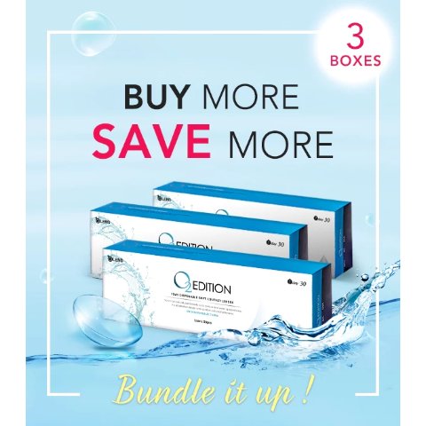 O2 Edition Contact Lenses 3 Boxes