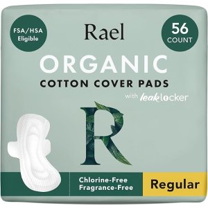 Rael 有机棉超薄日用卫生巾 56片